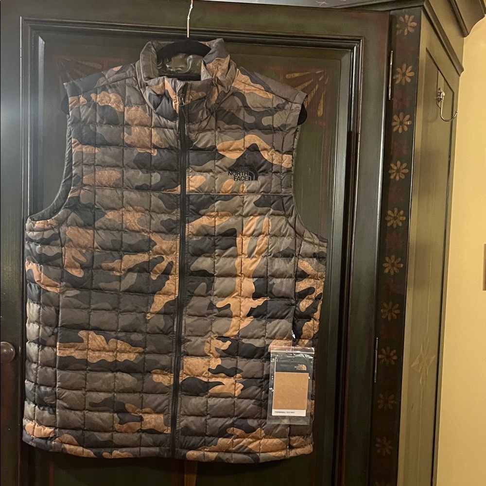 The North Face Brown Quilted Vest